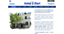 Desktop Screenshot of hotel2mari.it