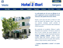 Tablet Screenshot of hotel2mari.it